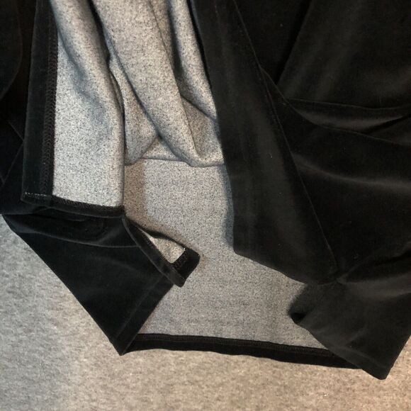 Jason Maxwell Shirt Womens XL Black Velour Leopard Print Sweater Pullover Casual - Picture 5 of 10